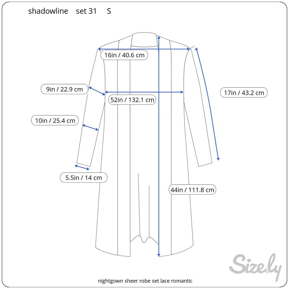 nightgown sheer robe set lace romantic - Picture 5 of 16